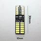 X2 Ampolletas led T10 W5W cola de pez canbus 24 led blanca - Miniatura 8