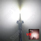 X2 Ampolletas led T10 W5W cola de pez canbus 24 led blanca - Miniatura 9