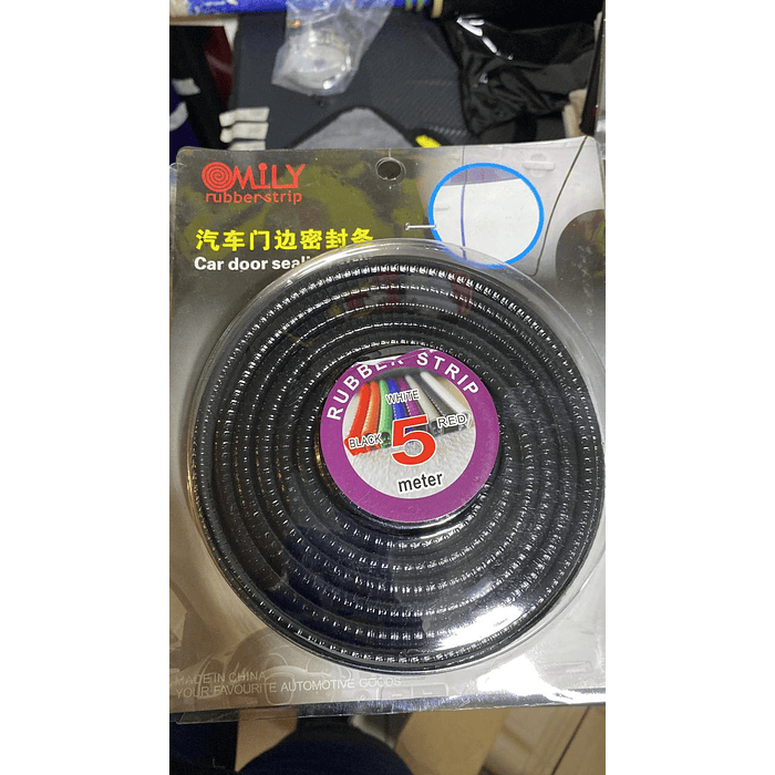 Molduras protector puertas capot y maletero negra Mily 1