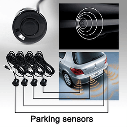 Kit Sensor Retroceso para Automóviles Negro