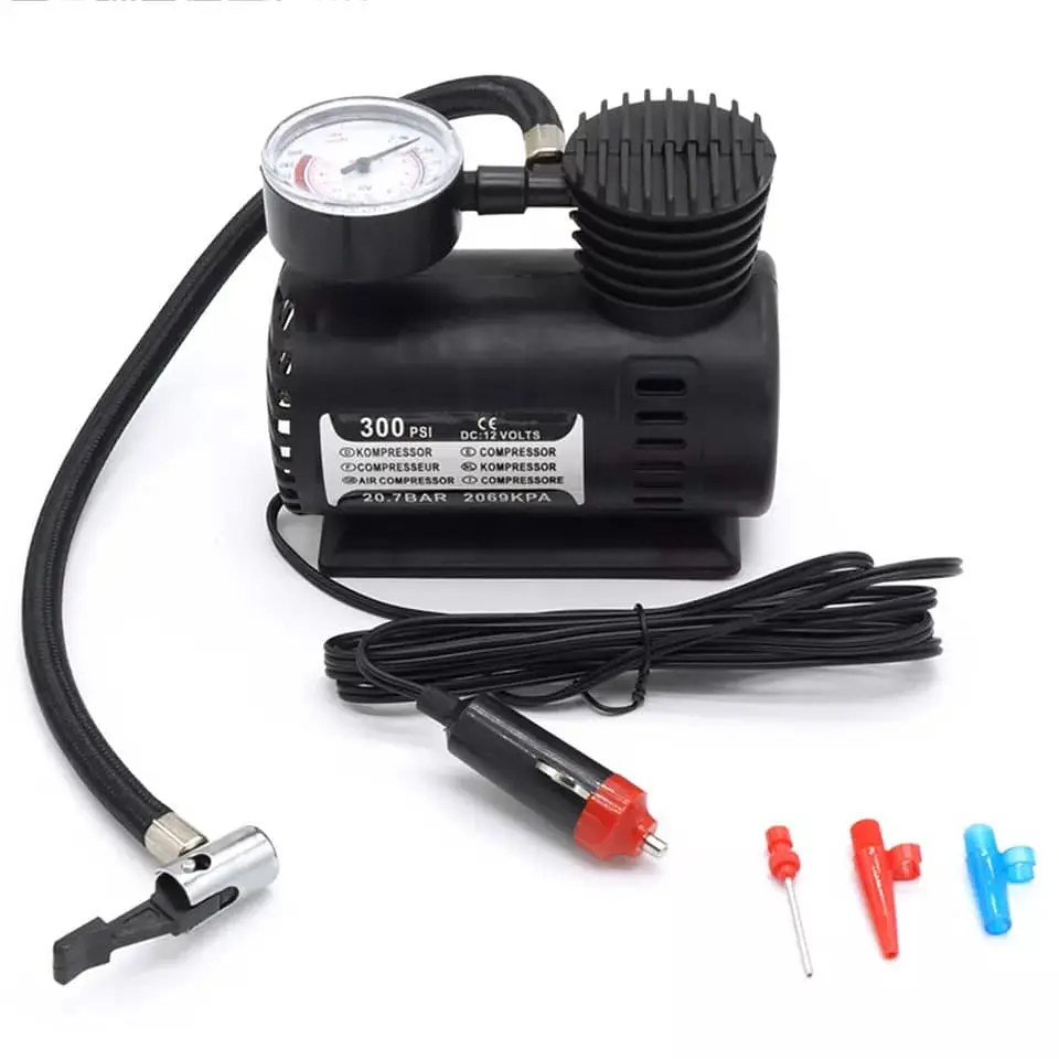 Mini compresor inflador de neumáticos portatil 7
