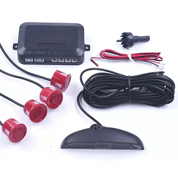 Kit sensor Retroceso para automoviles Rojo