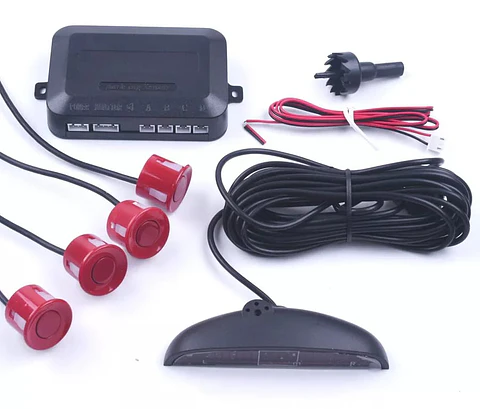 Kit sensor Retroceso para automoviles Rojo