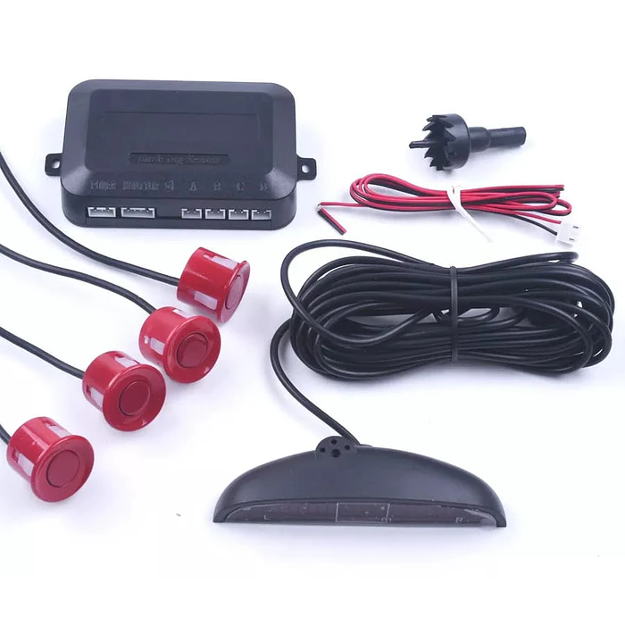 Kit sensor Retroceso para automoviles Rojo 1