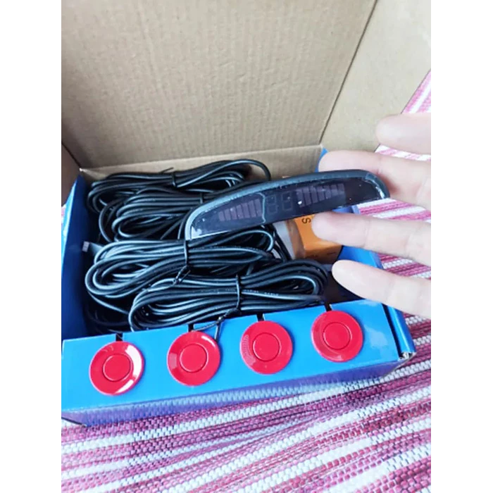 Kit sensor Retroceso para automoviles Rojo 2