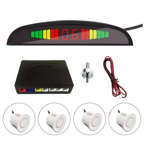 Kit Sensor Retroceso para Automóviles Blanco