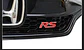 Emblema de parrilla apernado metalico modelo RS cromado con rojo - Miniatura 4