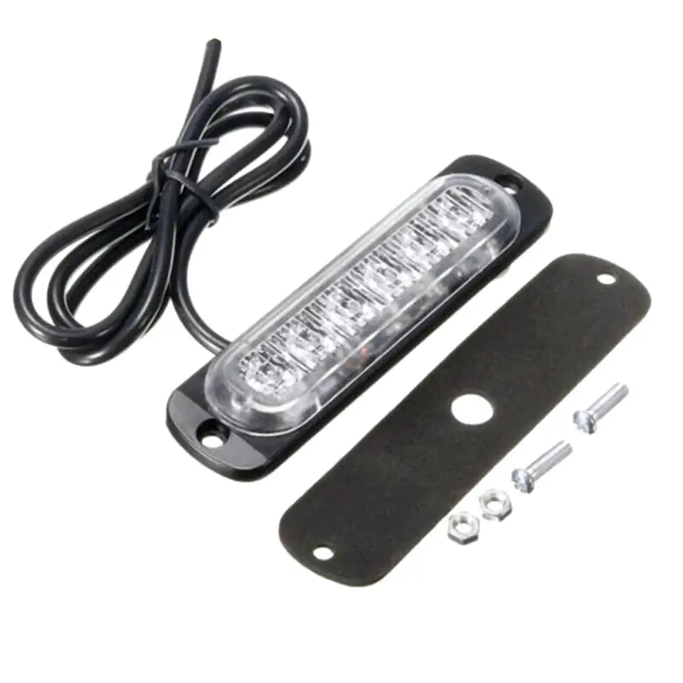 Barra de luz LED estroboscopica de emergencia para autos 3