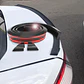 Lip alerón goma spoiler para maletero baúl de autos tunning Negro Mate - Miniatura 1
