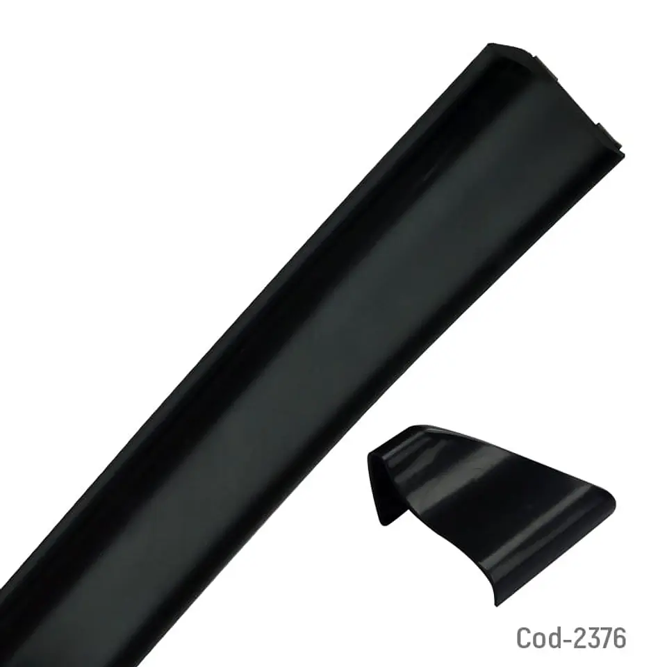 Lip alerón goma spoiler para maletero baúl de autos tunning Negro Mate 4