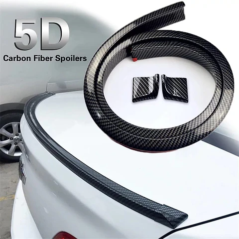 Lip alerón - goma spoiler trasero para maletero baúl carbono