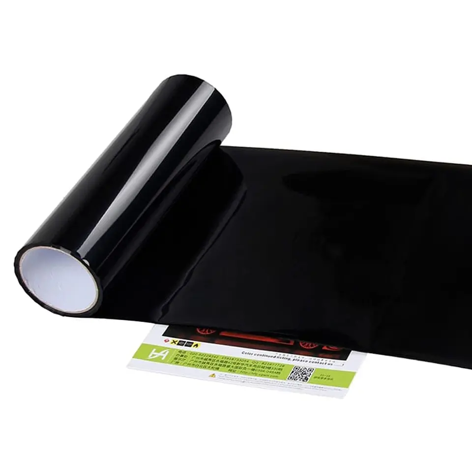 Vinilo para focos tunning Negro claro 5
