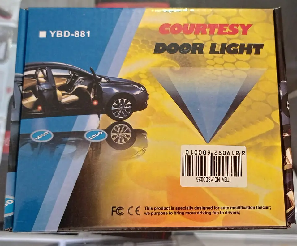 X2 luces led cortesía o bienvenida para puertas autos CABLEADO Suzuki 3