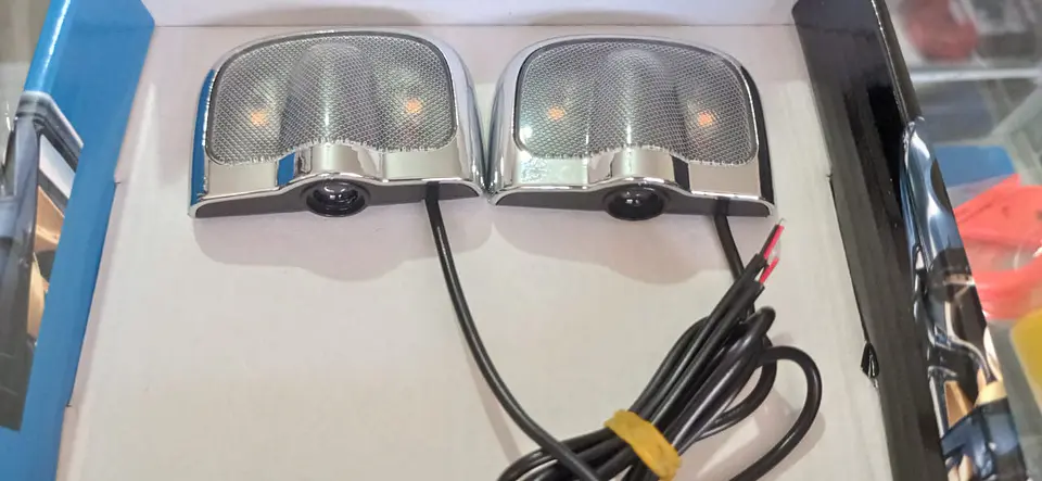 X2 luces led cortesía o bienvenida para puertas autos CABLEADO Kia 3