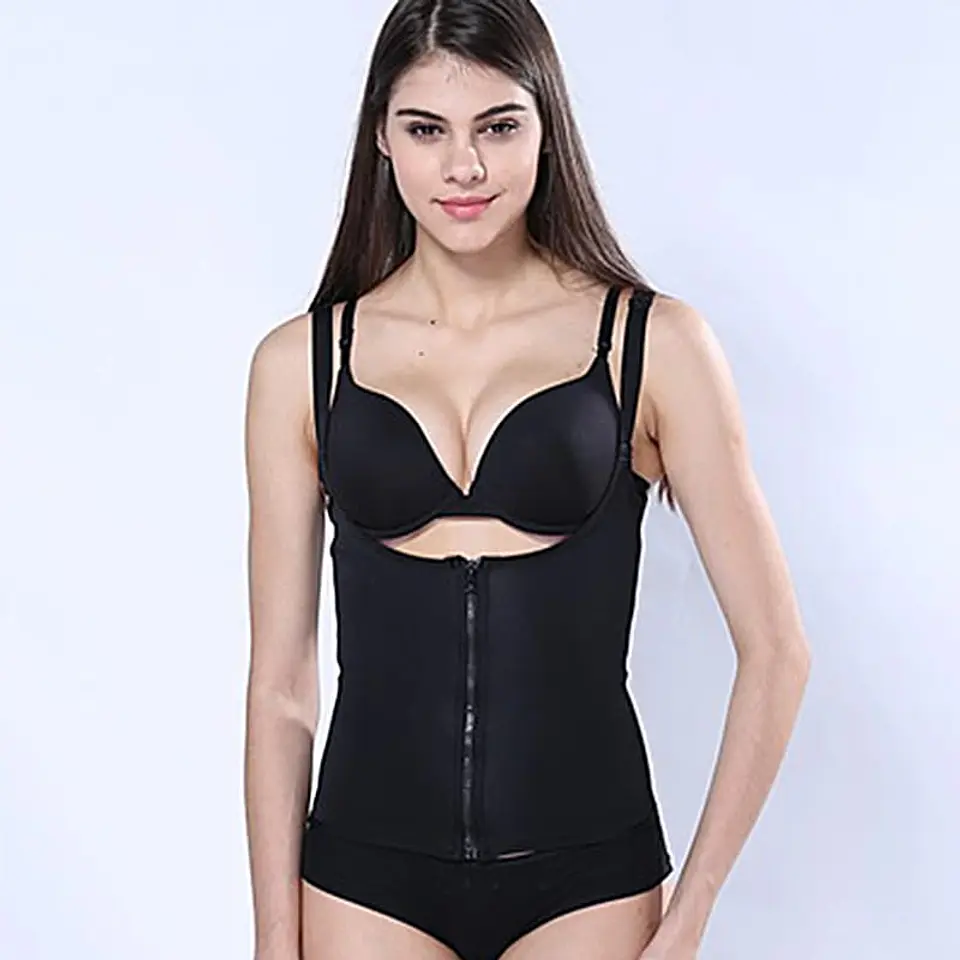 Faja tipo corset moldeador de cuerpo doble ajuste 2