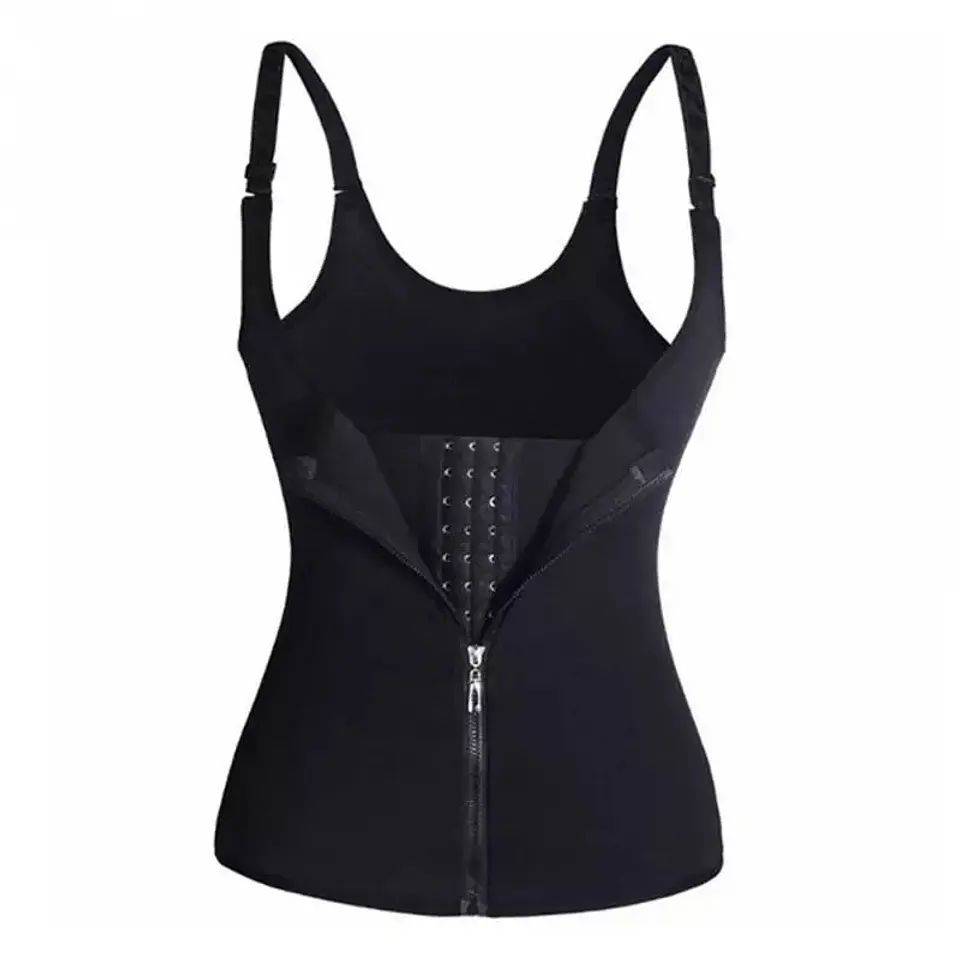 Faja tipo corset moldeador de cuerpo doble ajuste 5