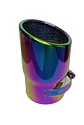 Cola de escape decorativa tunning de acero inoxidable tornasol 12cm - thumbnail 4