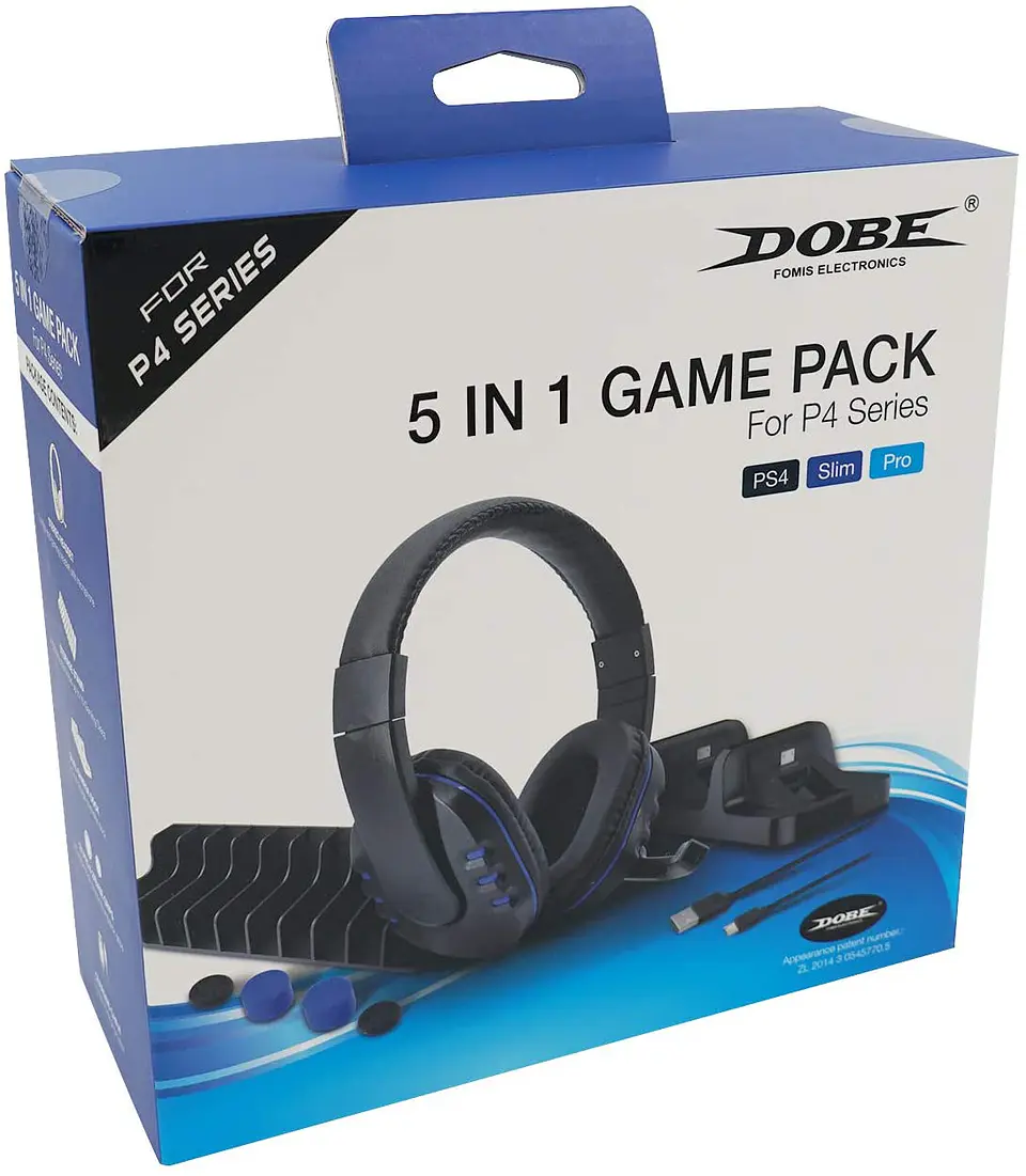 Audífonos auriculares Gamer Pack 5 en 1 PS4 4