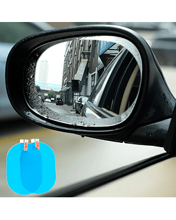 2 uds Lámina antigua, película protectora de espejo retrovisor para coche