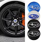 Set X4 Tapa centro de Llantas de autos Subaru - thumbnail 4