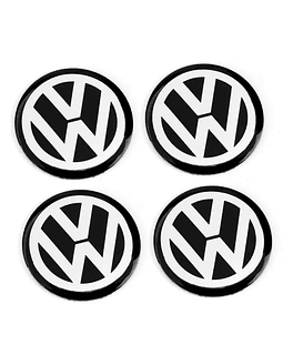 Set X4 Tapa centro de Llantas de autos Volkswagen 