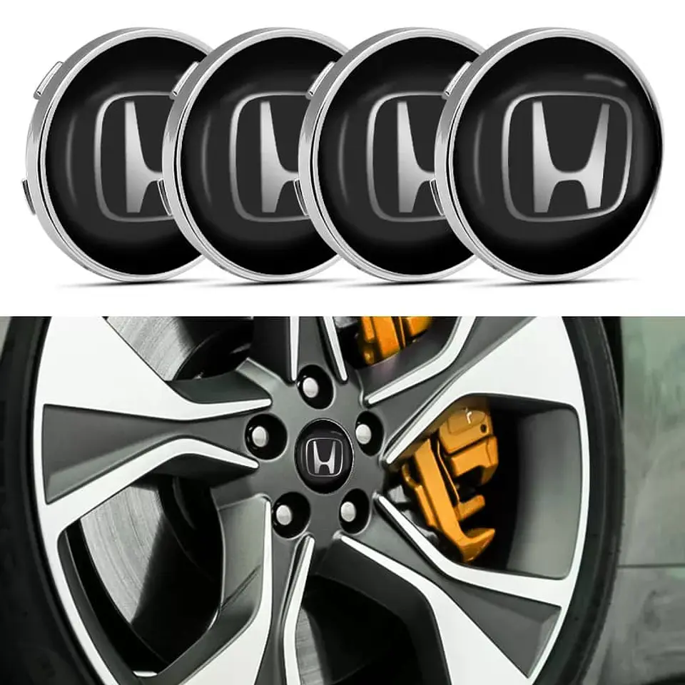 Set X4 Tapa centro de Llantas de autos Honda 2
