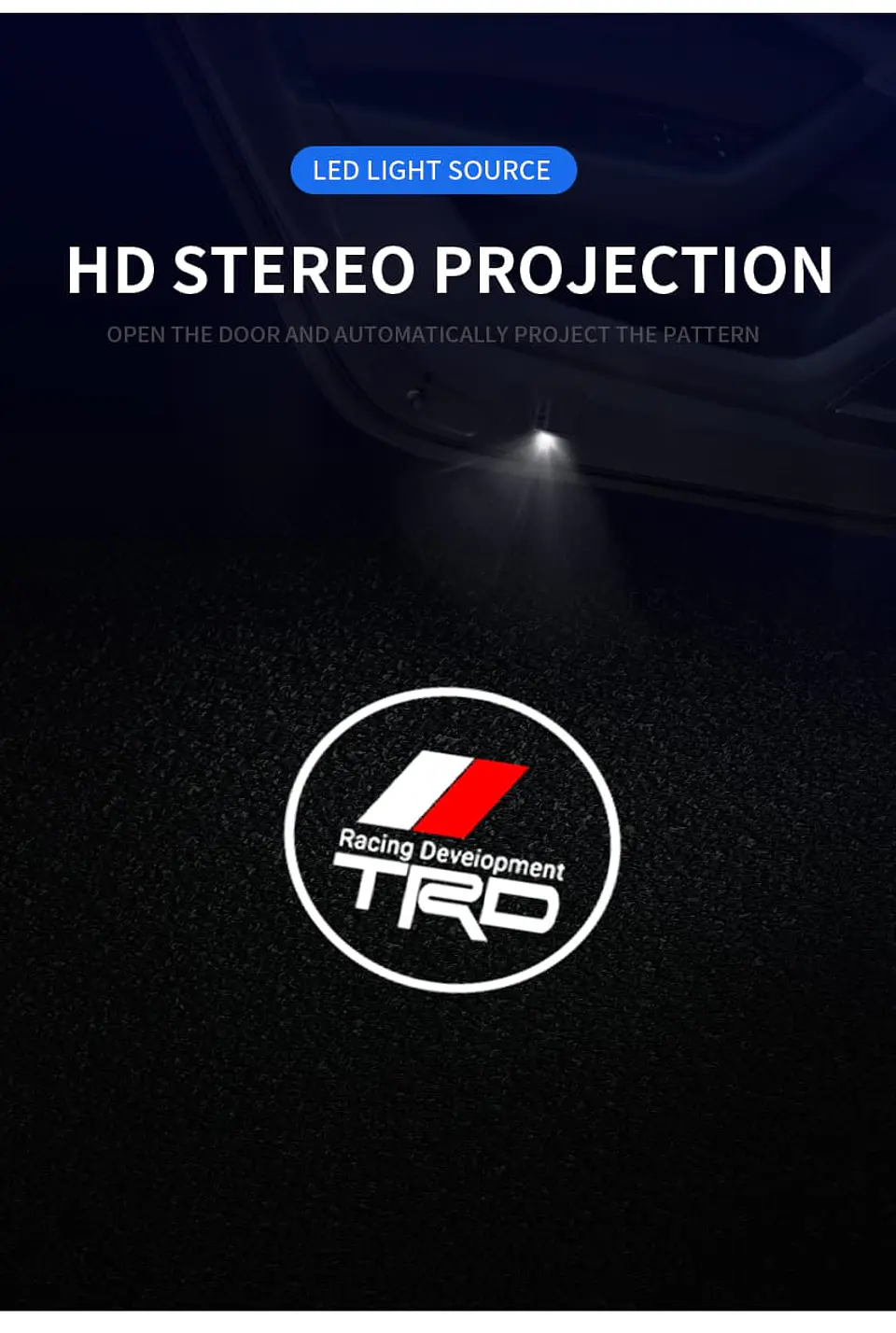 X2 luces LED cortesía puertas - TRD Bateria 3
