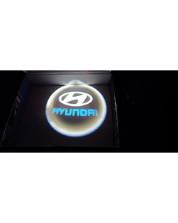 X2 luces led de cortesía o bienvenida para puertas de autos cableada Hyundai