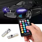 Par Ampolletas led T10 Multicolor (rgb) con control remoto universal - Miniatura 2