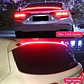 Lip Alerón trasero tunning de goma NEGRO con luz LED - Miniatura 1