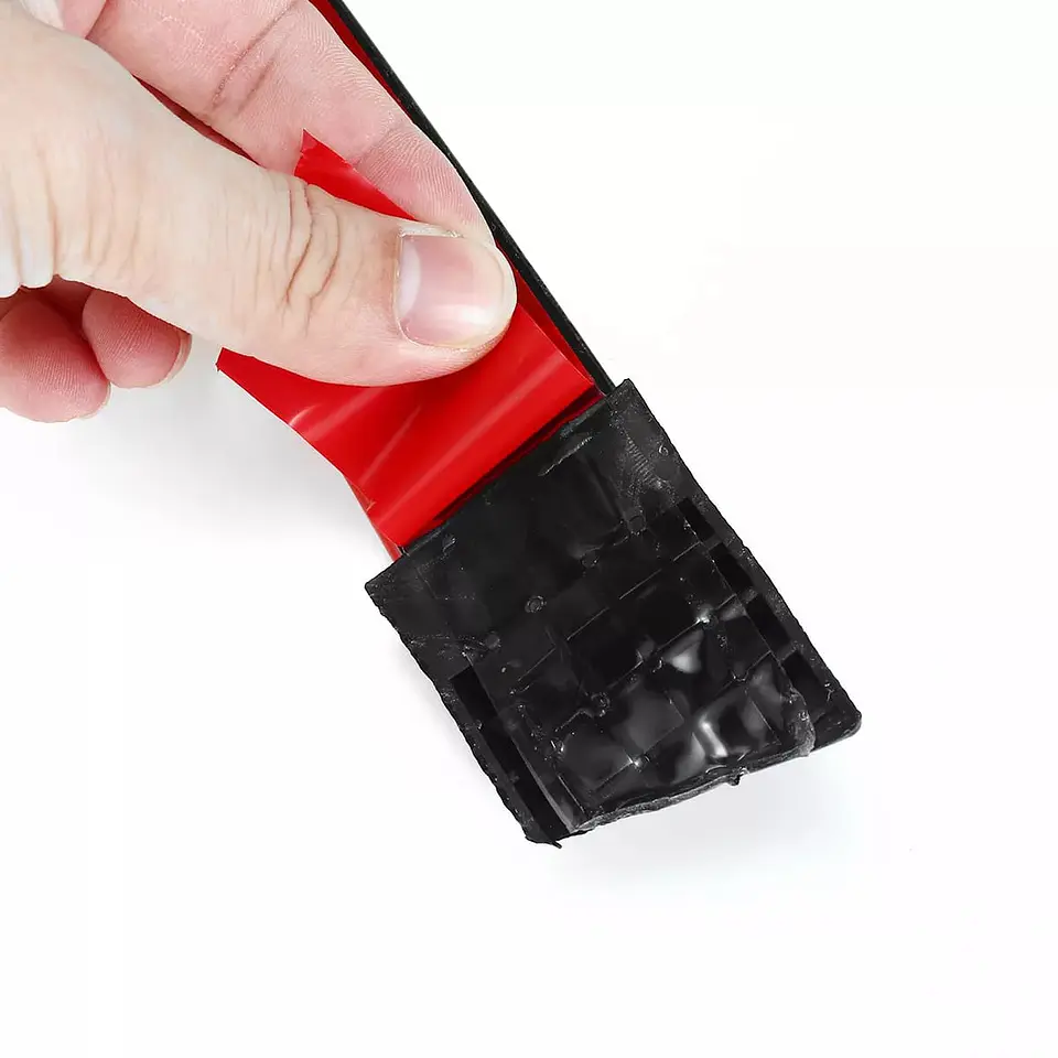 Lip Alerón trasero tunning de goma NEGRO con luz LED 5