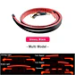Lip Alerón trasero tunning de goma NEGRO con luz LED - Miniatura 6