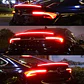 Lip Alerón trasero tunning de goma NEGRO con luz LED - Miniatura 11