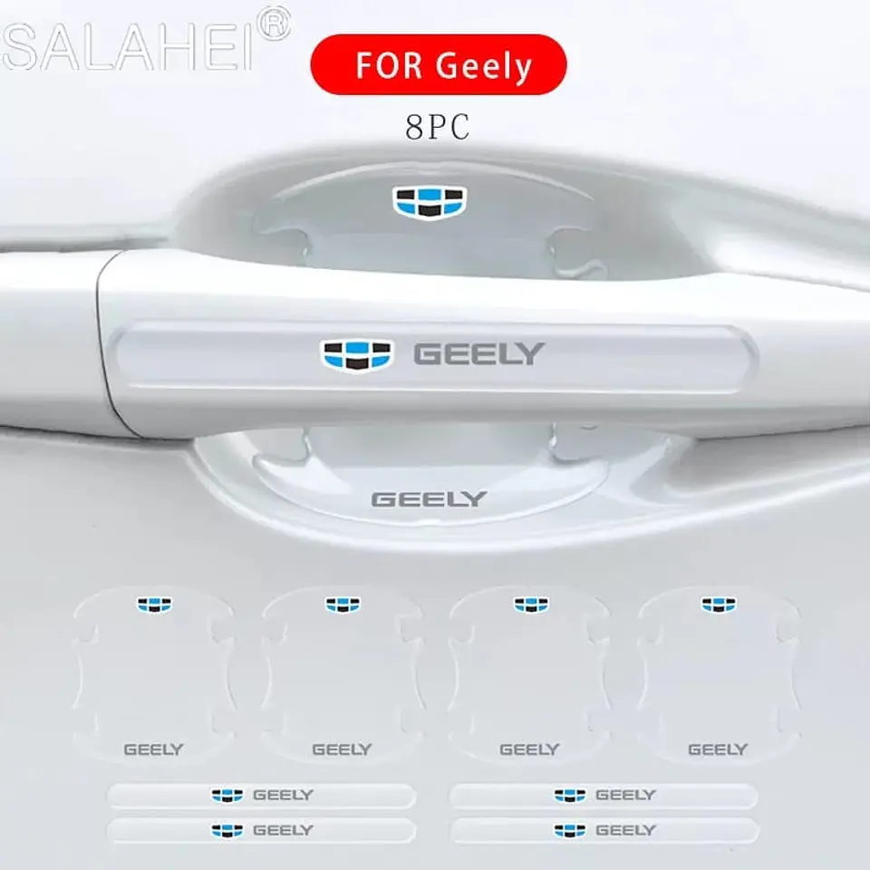 Set 4 piezas pegatina Antiarañazos para cuenco de manilla geely 1