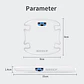 Set 4 piezas pegatina Antiarañazos para cuenco de manilla geely - Miniatura 3