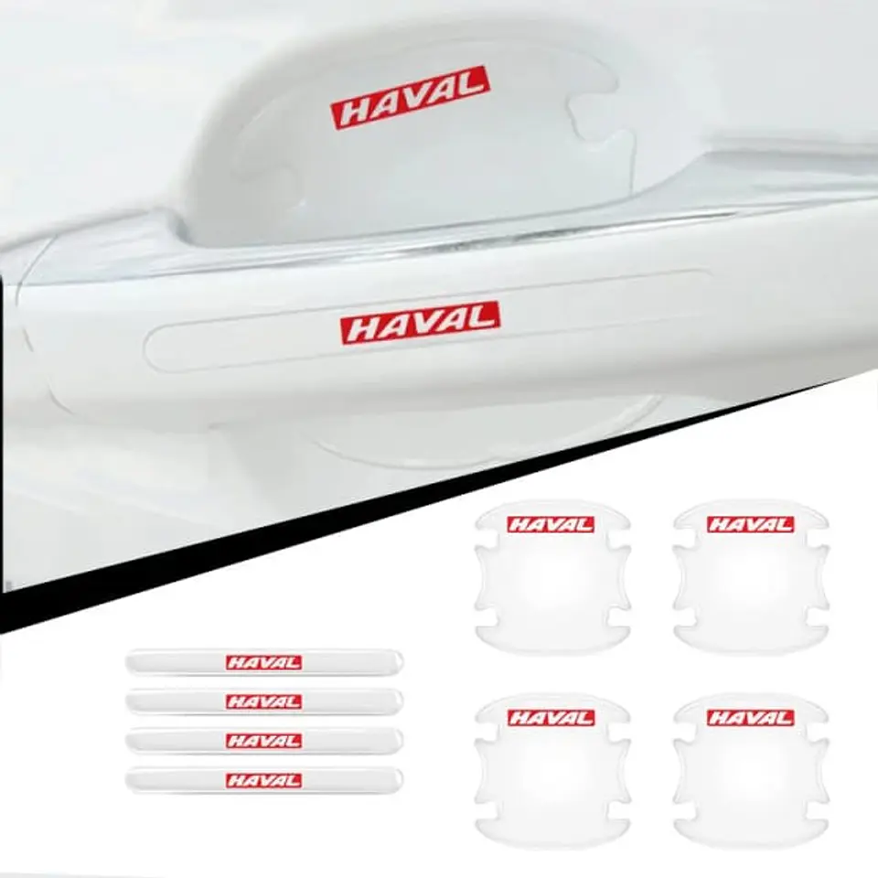 Set 4 piezas pegatina Antiarañazos para cuenco de manilla haval 2