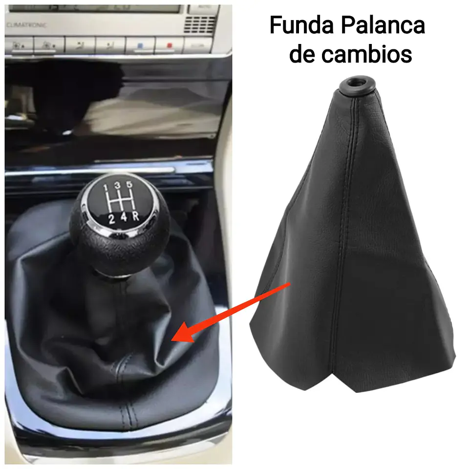 Forro funda fuelle collarín para palanca de cambios universal 2