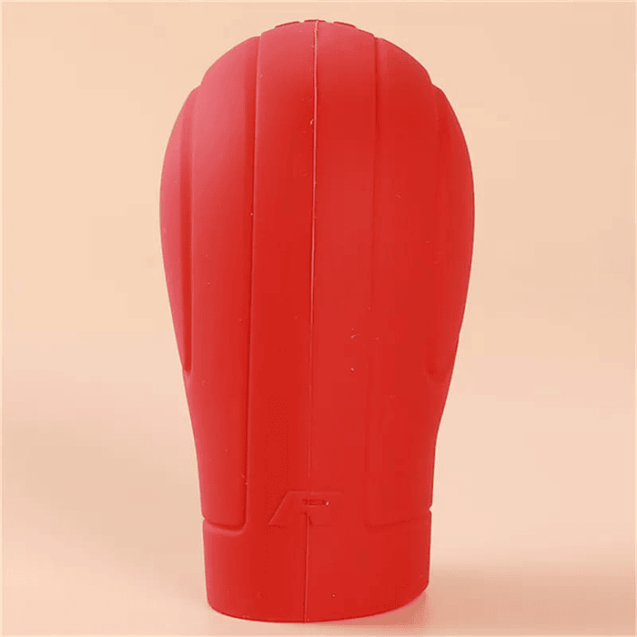 Set 3 piezas, funda cubre Volante de gel silicona rojo 16