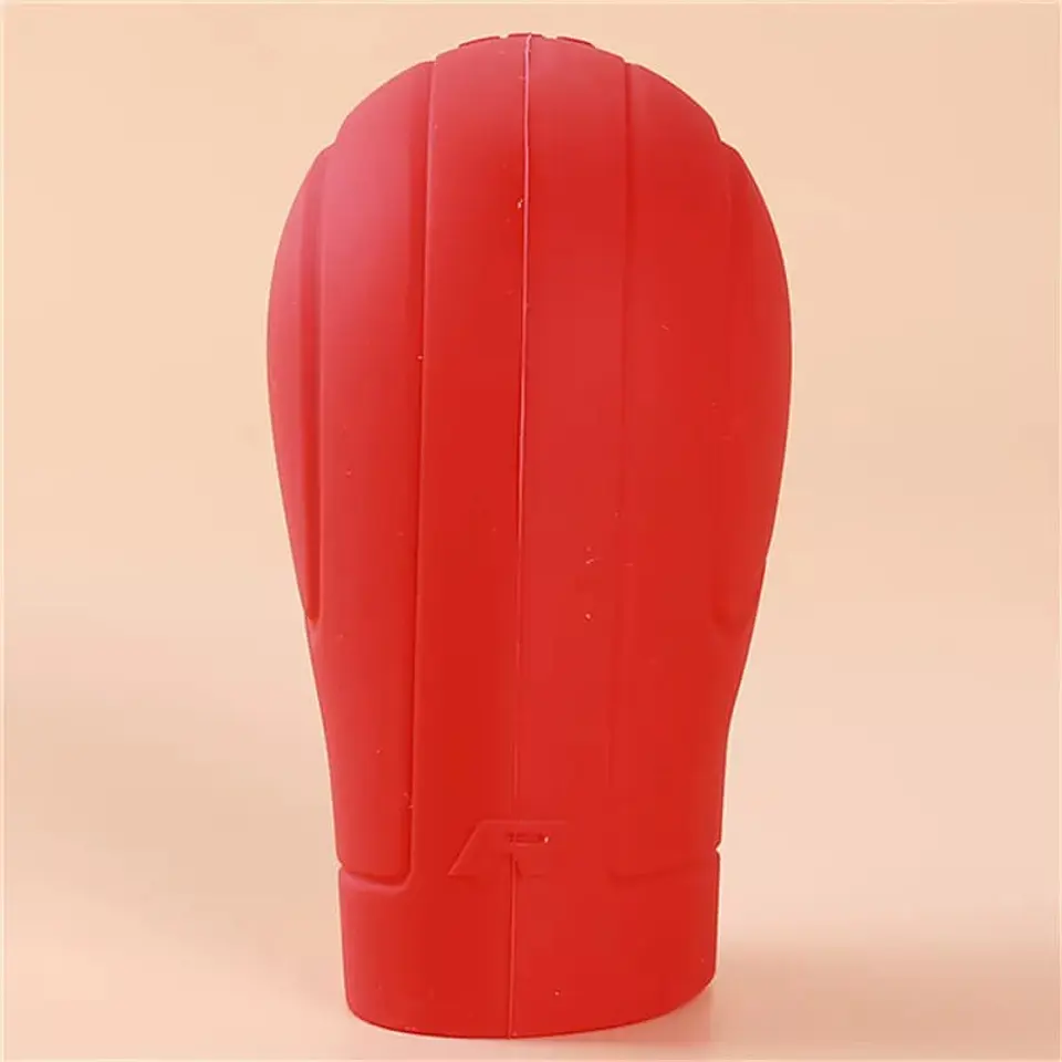Set 3 piezas, funda cubre Volante de gel silicona rojo 16