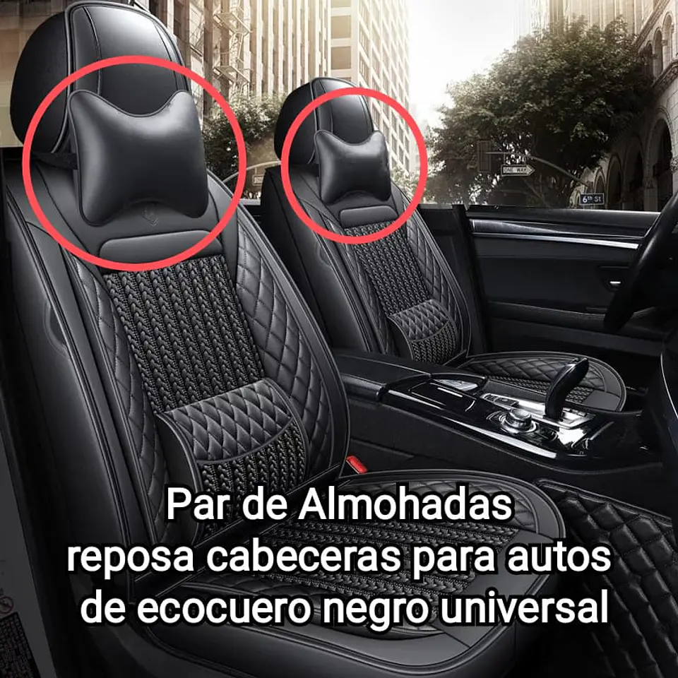 X2 almohadas Apoyacabezas universales para autos universal 2