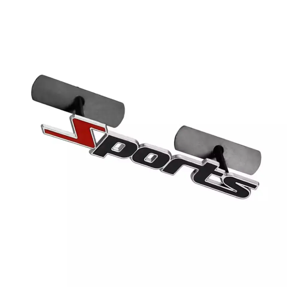 Insignia de Metal para parrilla delantera de autos 3D universal 8