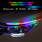 X2 Tira de luces led RGB de 60cm circulación diurna secuenciales - Miniatura 2