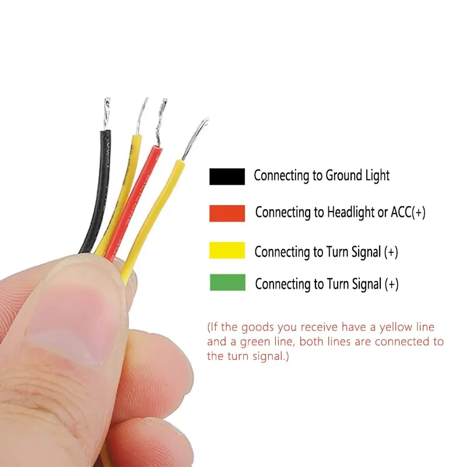 X2 Tira de luces led RGB de 60cm circulación diurna secuenciales 23