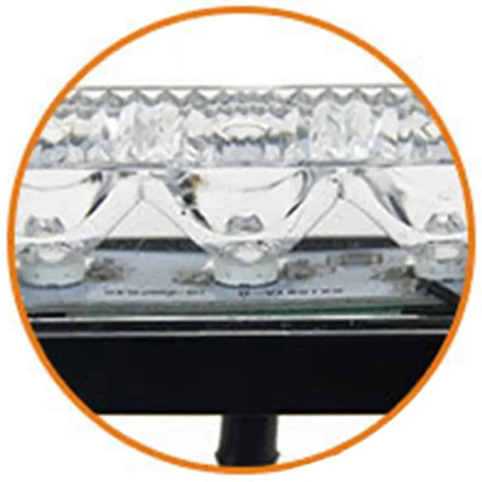 Luz de advertencia tercer stop fijo y estroboscópica DE 3