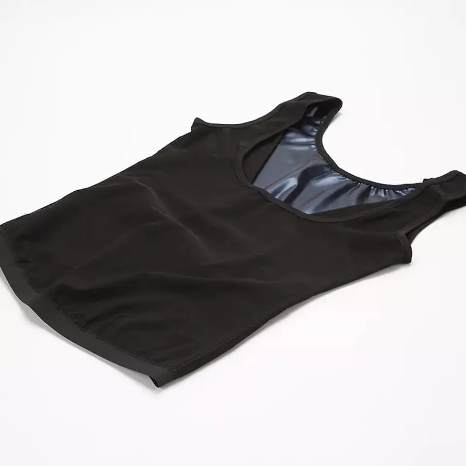 Polera de neopreno Sauna para dama entrenador de cintura S/M 3