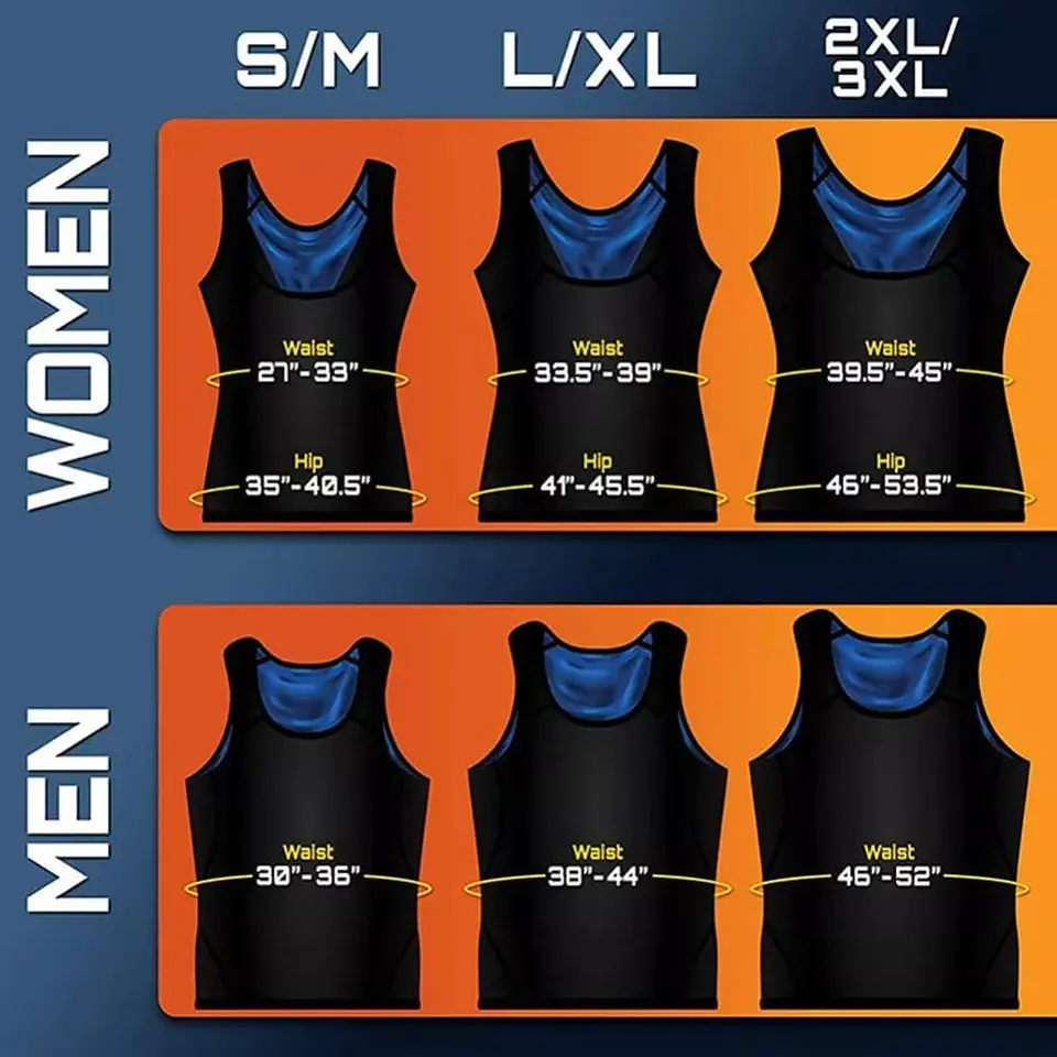 Polera de neopreno Sauna para dama entrenador de cintura S/M 4