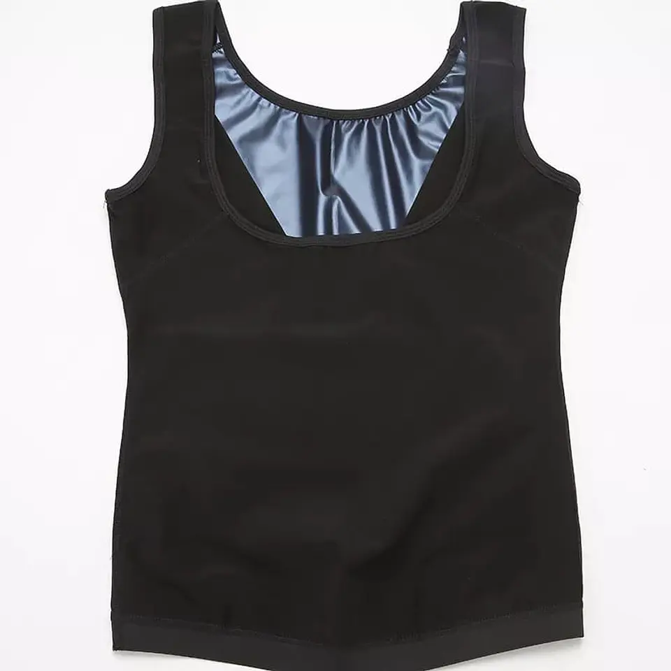 Polera de neopreno Sauna para dama entrenador de cintura S/M 7