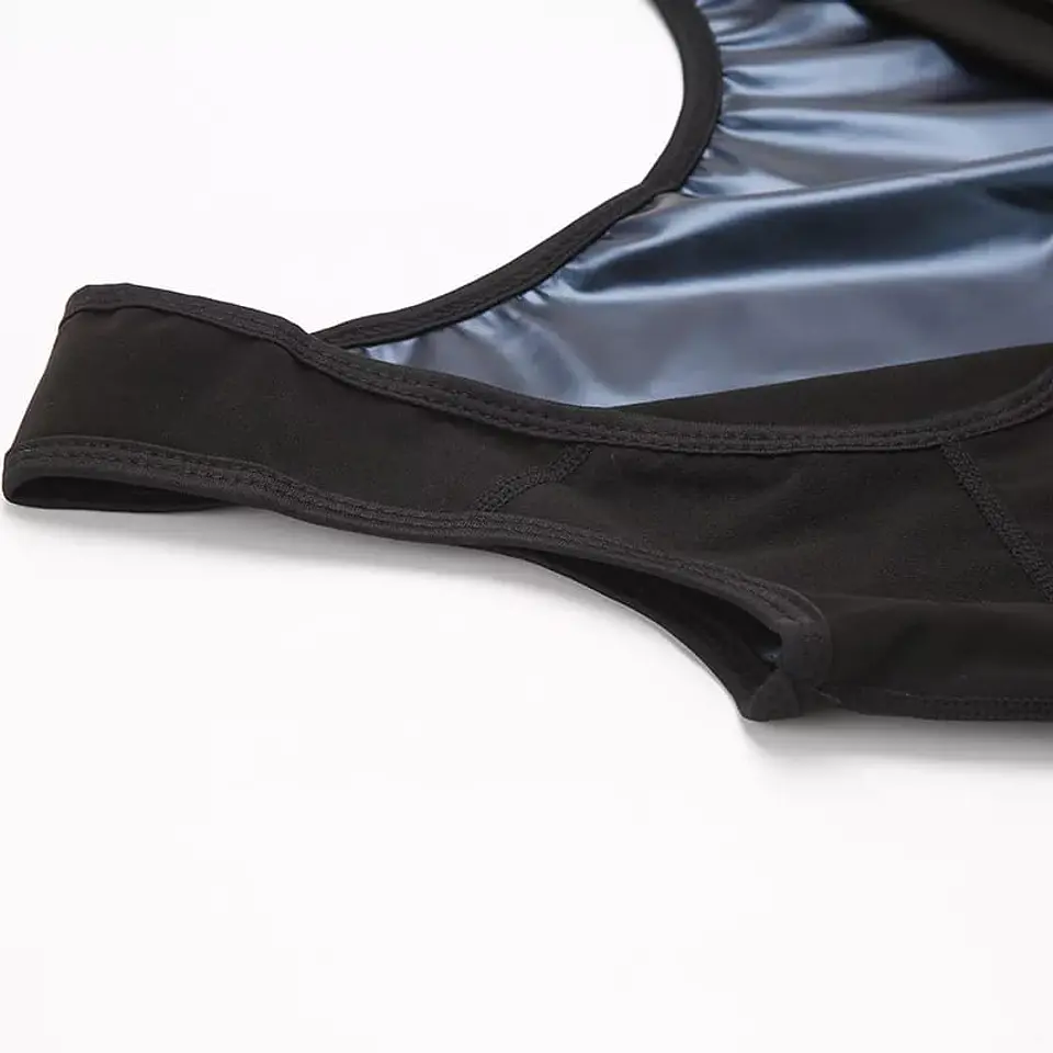 Polera de neopreno Sauna para dama entrenador de cintura S/M 9
