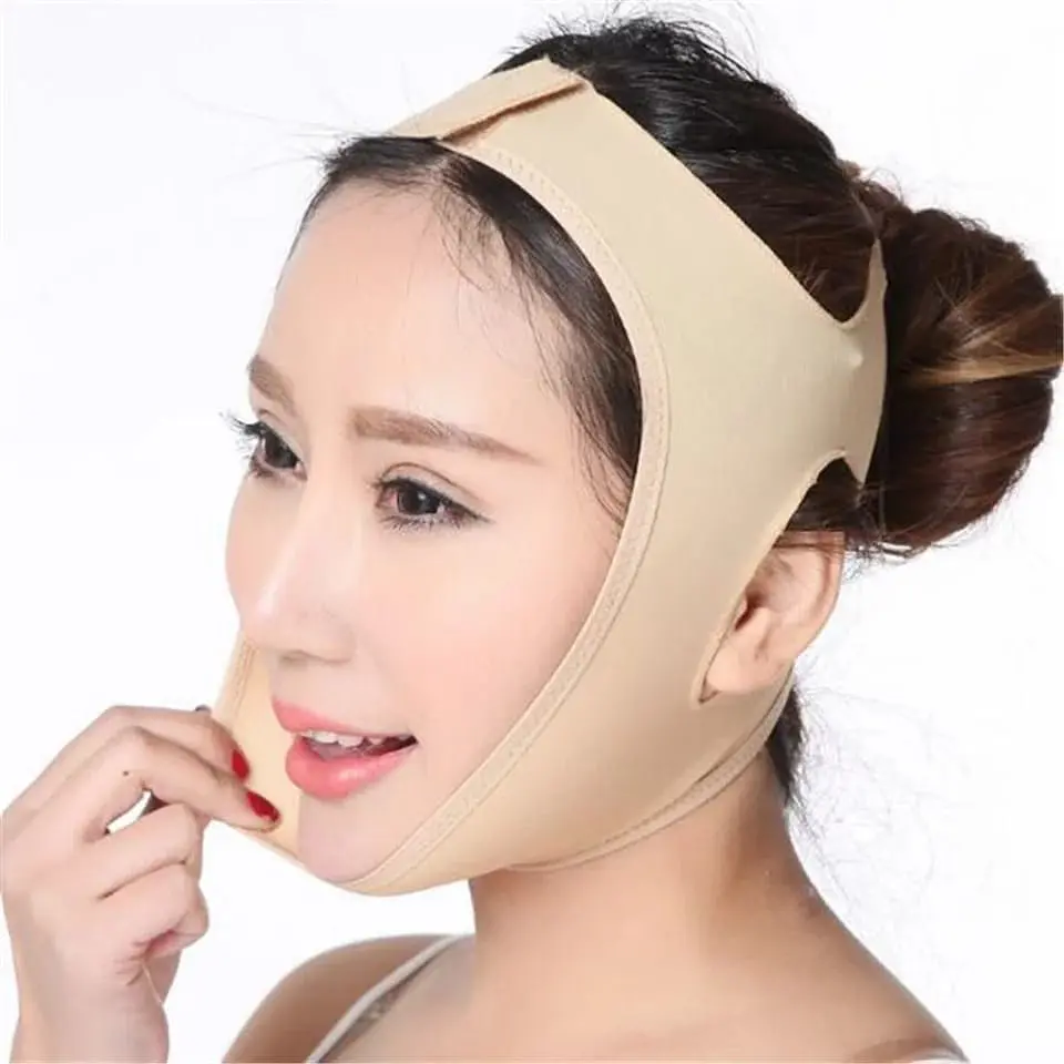 Mentonera Vendaje adelgazante Facial para adelgazar y dar forma al 5