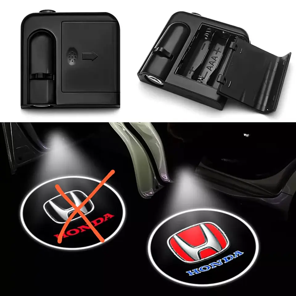 X2 luces LED cortesía puertas - a bateria Honda 2